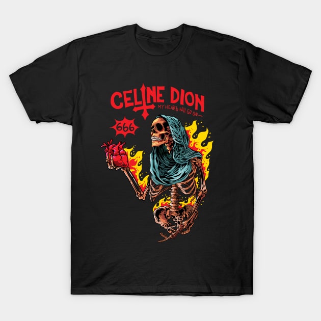 Celine dion metalhead T-Shirt by G00DST0RE